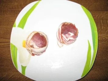 Rezept: Schweinemedallions im Speckmantel Bild Nr. 3 Schweinemedallions im Speckmantel - Rezept - Bild Nr. 3