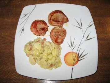 Rezept: Schweinemedallions im Speckmantel Schweinemedallions im Speckmantel - Rezept