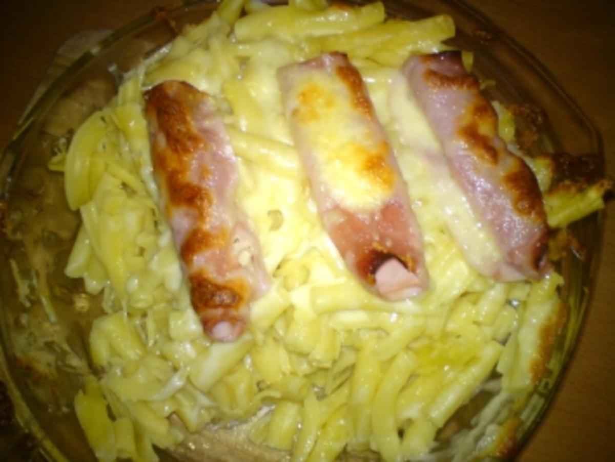 Nudelauflauf mit Maccaroni und Schinken - Rezept mit Bild - kochbar.de