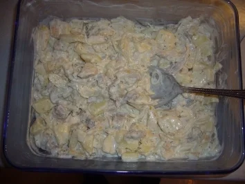 Kikis Matjessalat mit Äpfeln und Kartoffeln - Rezept - Bild Nr. 8