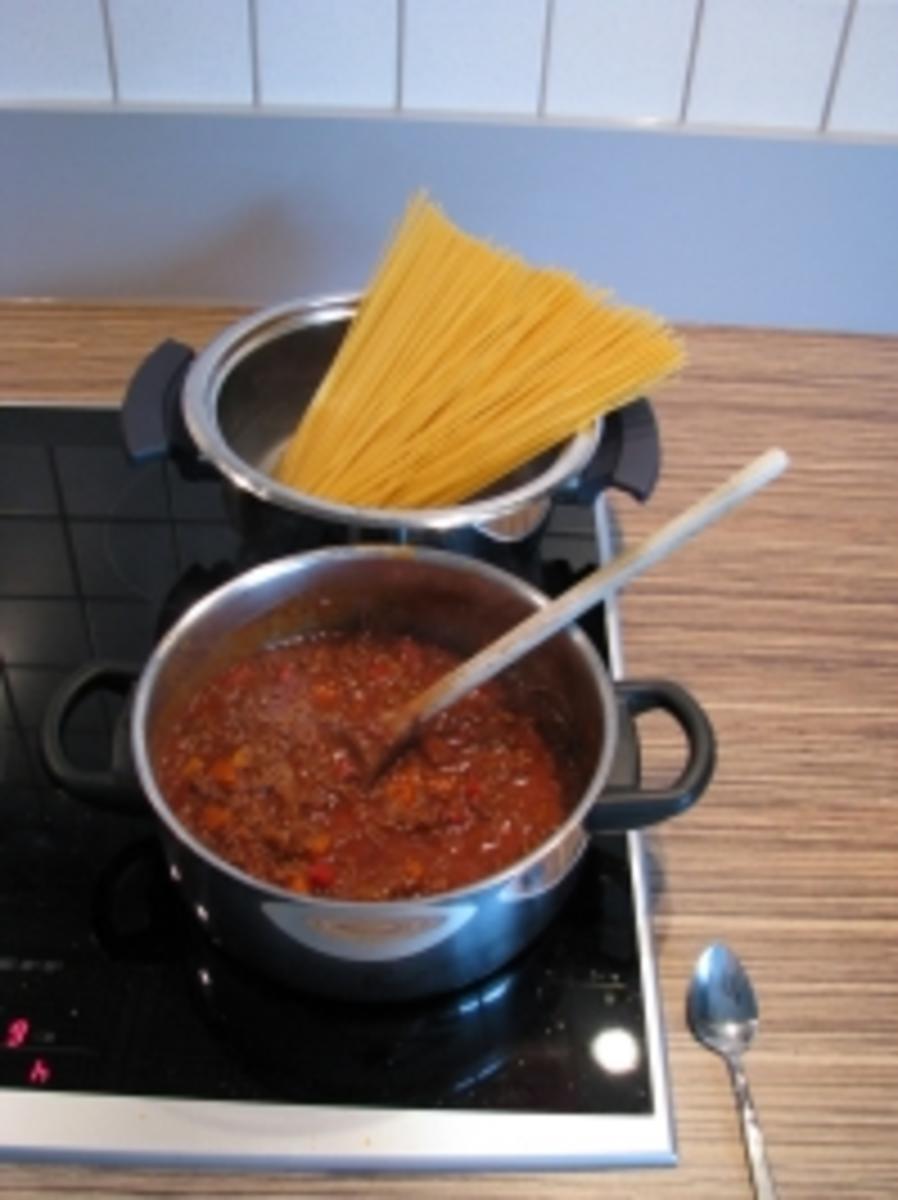 "PASTA" Spaghetti mit Hackfleischsoße und Parmesan - Rezept - Bild Nr. 5