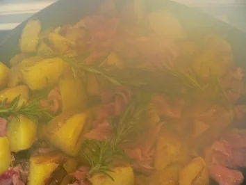 Rezept: Kräuterkartoffeln mit Schinken Bild Nr. 2 Kräuterkartoffeln mit Schinken - Rezept - Bild Nr. 2
