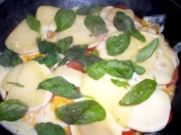 Überbackene Tomaten-Für eiligen - Rezept