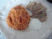 Tomatenreis zu Seelachsfilet - Rezept