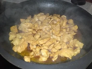 Rezept: Bandnudeln mit Spinat u. Putenbrust Bild Nr. 5 Bandnudeln mit Spinat u. Putenbrust - Rezept - Bild Nr. 5