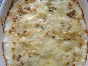 Kartoffel-Kohlrabi-Gratin mit frischer Bratwurst - Rezept - Bild Nr. 5