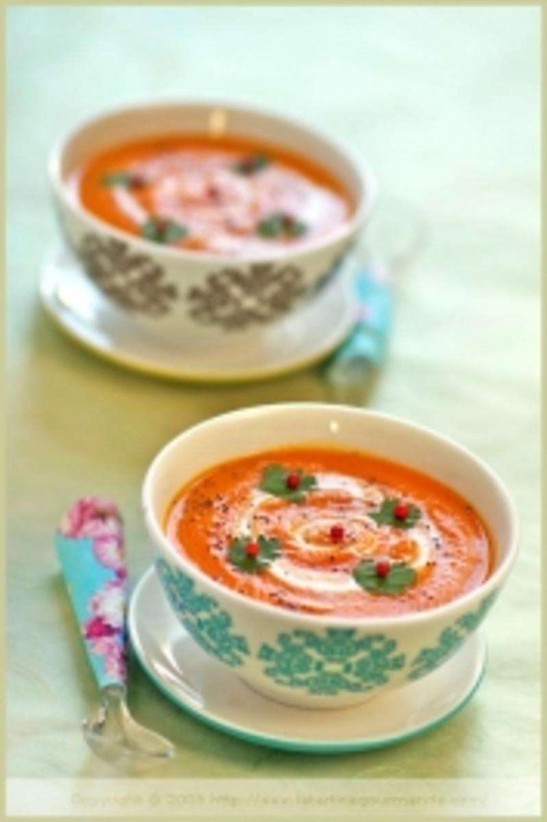 Karotten Kokusmilch Suppe - Rezept