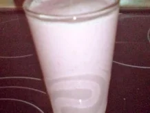 Getränk "Erdbeershake mit Schuss" - Rezept