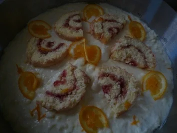 Orangensahnetorte - Rezept
