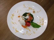 Spinat-Paprika-Rendezvouz mit Feta und Ricotta - Rezept