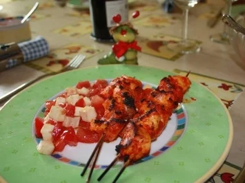 Ajvar Hähnchenspiesse - Rezept - Bild Nr. 2