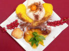 Amarettocreme Florenz mit karamellisierten Mangos - Rezept