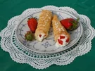 Schillerlocken Schaumrollen - Rezept