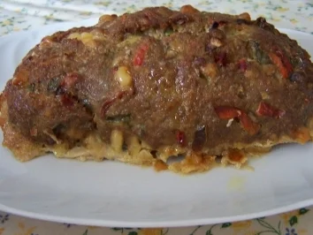 Hackbraten im Rohr mit Kartoffeln - Rezept