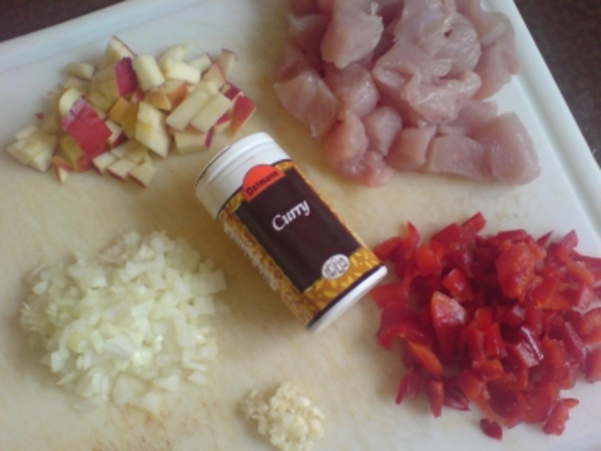Puten-Curry mit Paprika und Apfel - Rezept - Bild Nr. 2