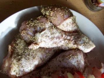 Hühnchenschenkelchen und -flügelchen - Rezept