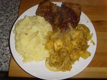 Rezept: Gebratene Leber nach Berliner Art… Bild Nr. 5 Gebratene Leber nach Berliner Art… - Rezept - Bild Nr. 5