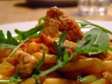 Chili-Limetten-Pute mit Pasta - Rezept