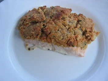 Rezept: Lachs mit Kruste Lachs mit Kruste - Rezept