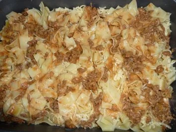 Rezept: Bandnudeln - Lasagne Bild Nr. 3 Bandnudeln - Lasagne - Rezept - Bild Nr. 3