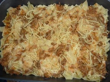Rezept: Bandnudeln - Lasagne Bild Nr. 2 Bandnudeln - Lasagne - Rezept - Bild Nr. 2