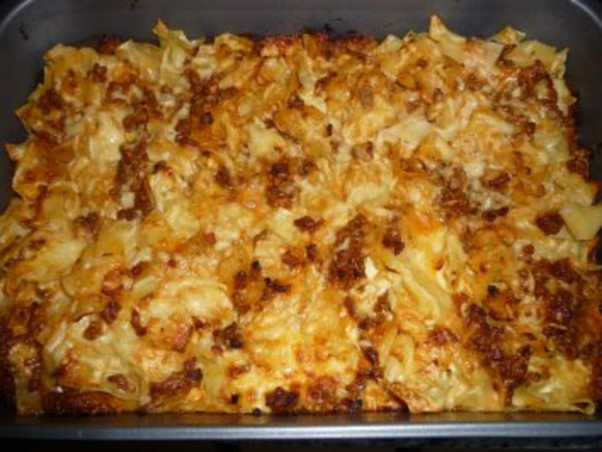 Bandnudeln - Lasagne - Rezept