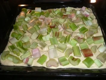 Saftige Rhabarberschnitten - Rezept - Bild Nr. 4