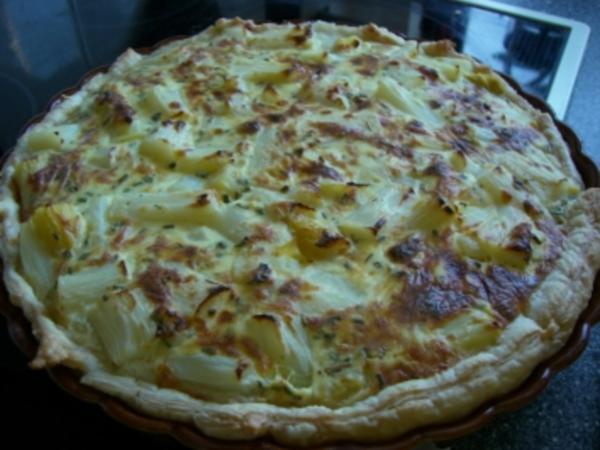 Spargel Quiche - einfach - 139 kcal/100g
