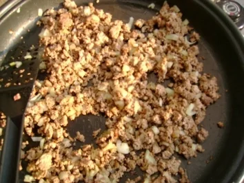 Hackfleisch: Weißkohl-Hack-Kartoffel Pfanne - Rezept - Bild Nr. 2