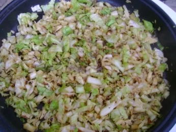 Hackfleisch: Weißkohl-Hack-Kartoffel Pfanne - Rezept - Bild Nr. 4