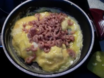 Rührei mit Nordseekrabben - Rezept - Bild Nr. 3