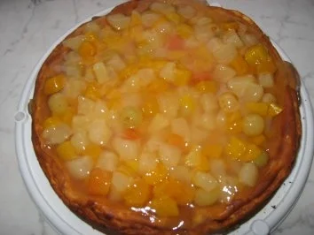 Rezept: Quarktorte ohne Boden Quarktorte ohne Boden - Rezept