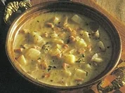 Kartoffelsuppe mit Wildfleischstreifen - Rezept