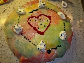 Rezept: Mohn-Marzipan-Torte meiner Tochter Laura Mohn-Marzipan-Torte meiner Tochter Laura - Rezept