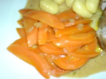 Glasierte Möhren - Rezept