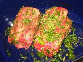 Fleisch: Gekräuterter Lammhals, geschmort - Rezept