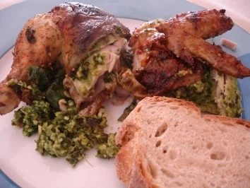 Hähnchen mit Bärlauch- Pesto - Rezept - Bild Nr. 2