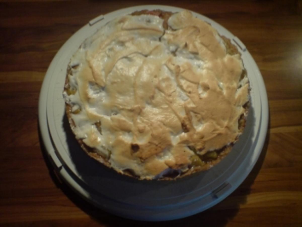Rhabarberkuchen mit Haube - Rezept - Bild Nr. 2