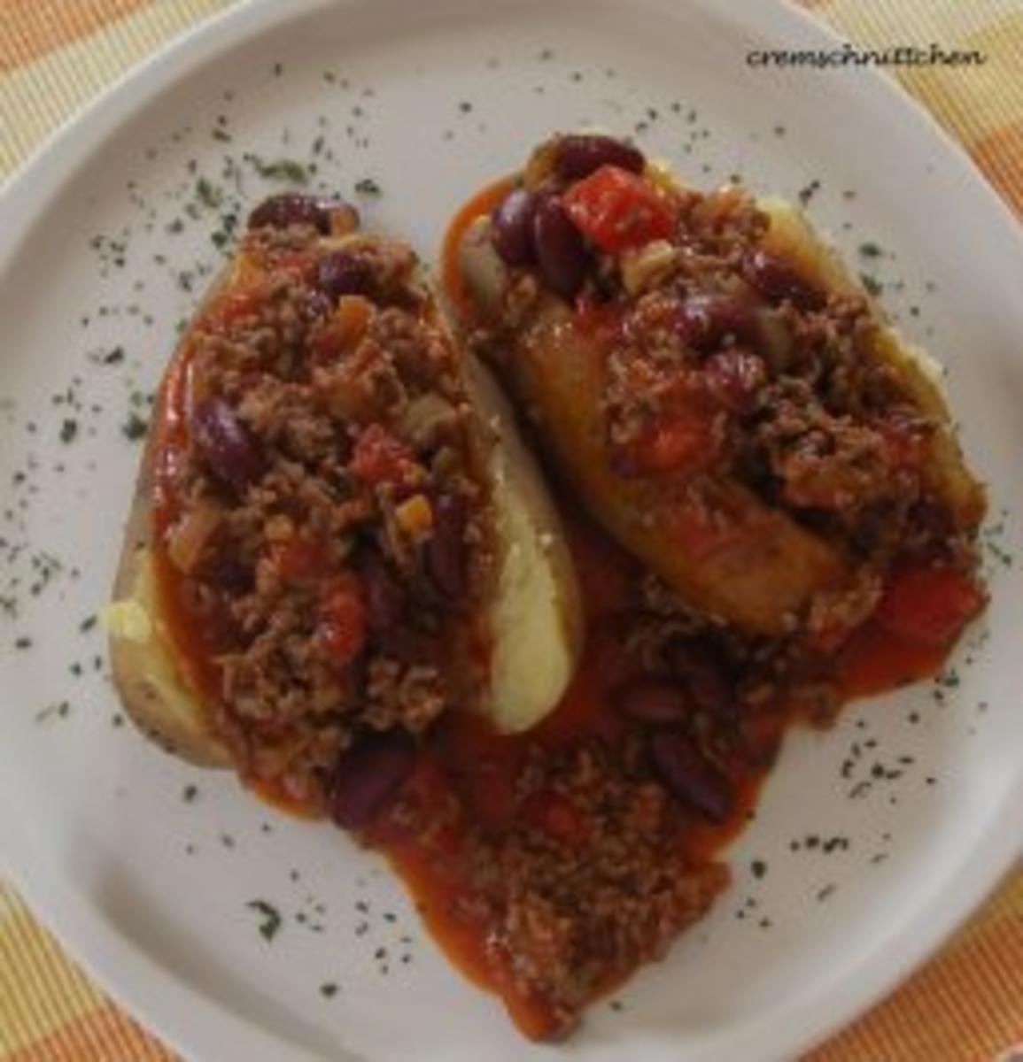 Schnelles Chili mit Pellkartoffeln - Rezept - Bild Nr. 2
