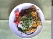 Mangochillisalsa mit Büffelmozzarella und Erdbeeren - Rezept