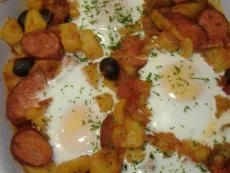 Spanischer Kartoffelauflauf - Rezept