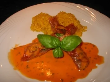 Hühnchenbrust im Parmaschinkenmantel - Rezept