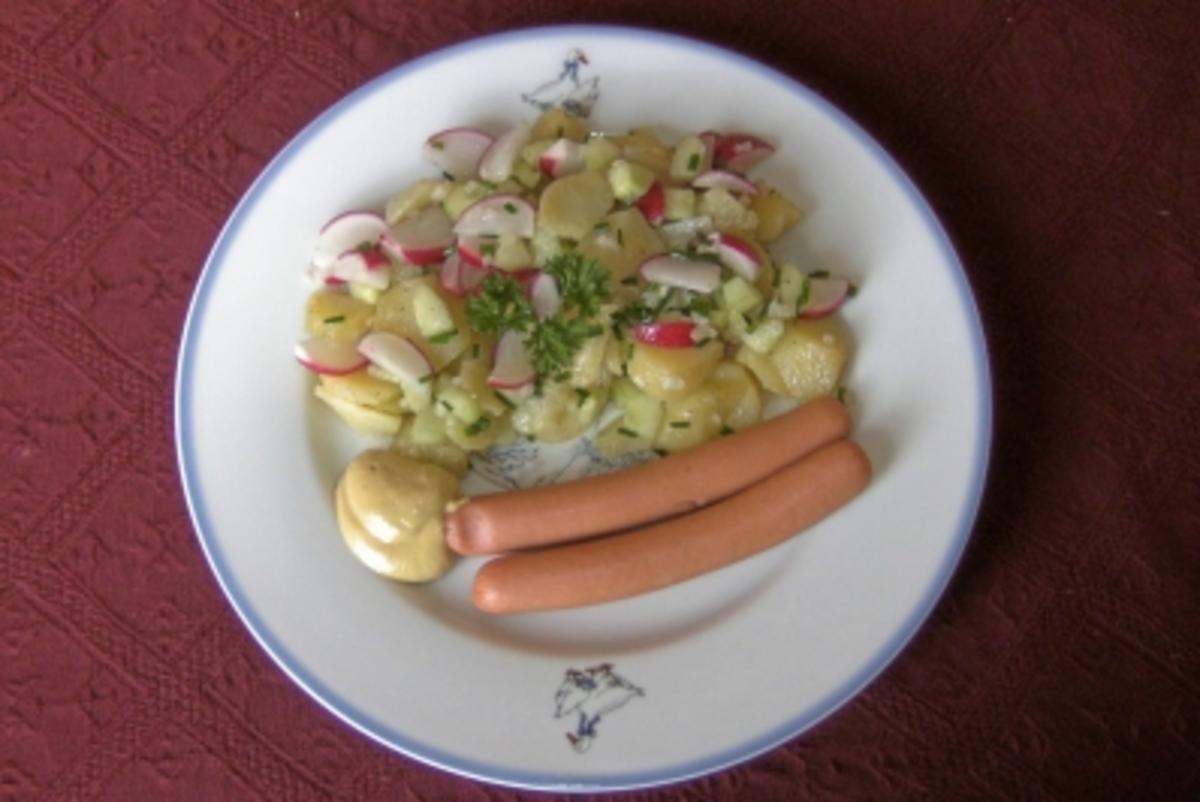 Sommerlicher Kartoffelsalat - Rezept