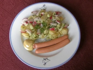 Sommerlicher Kartoffelsalat - Rezept