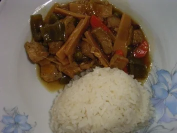 Schweinefleisch asiatisch angehaucht dida's Art - Rezept