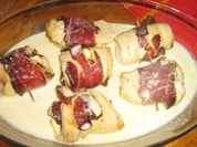 Hähnchenrolladen gefüllt mit Feta, Schinken und Salbei - Rezept