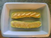 HAUPTSPEISE: Zuchini mit Kartoffel-Schinken-Fülle - Rezept