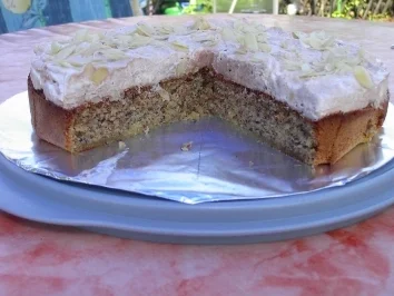 Nusstorte mit Nutella - Sahne - Rezept