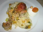 Huhner Pilaw mit Aprikosen - Rezept