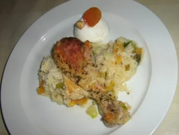 Huhner Pilaw mit Aprikosen - Rezept - Bild Nr. 3